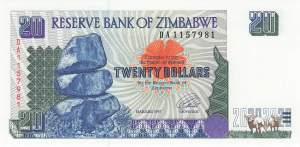 20 Dollar 1997